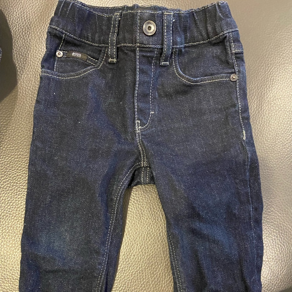 Jeans Hugo boss, size 12 months. Worn 1 time, excellent condition.